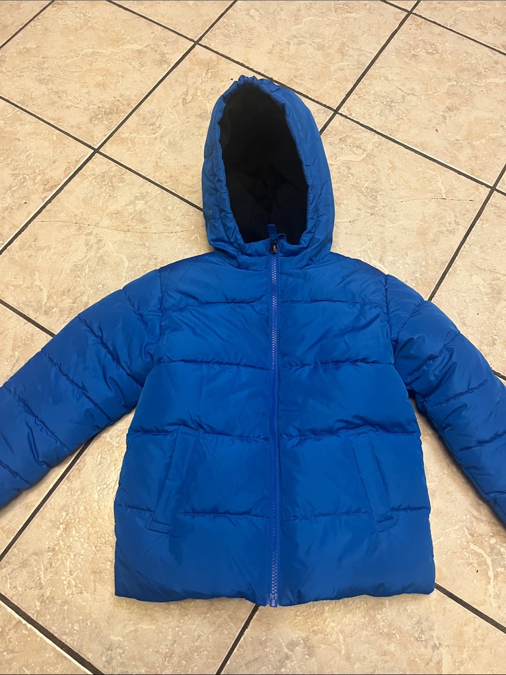 Kids SWISSTECH Blue Puffer Jacket with Hood 4/5